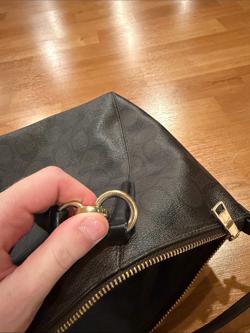 Coach Small Kelsey Satchel in Signature Canvas - Picture 5 of 9
